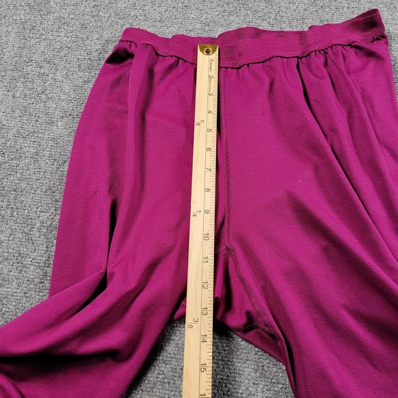 Patagonia Capilene Base Layer Bottoms Women L Magenta Leggings #44303 USA - Picture 5 of 7